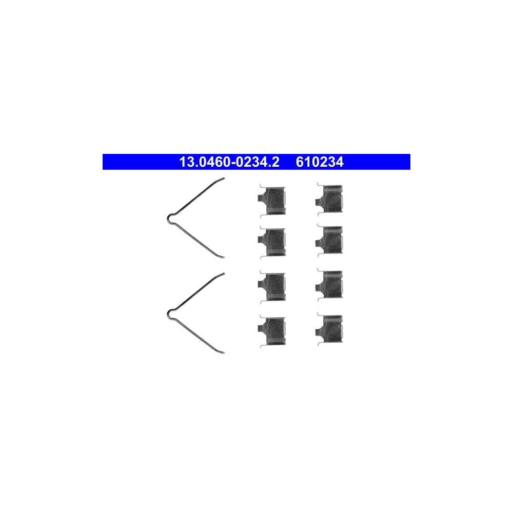 Zubeh&ouml;rsatz, Scheibenbremsbelag ATE 13.0460-0234.2 f&uuml;r MAZDA, Hinterachse