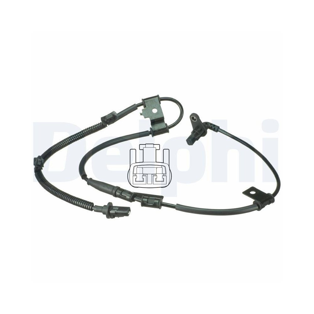 DELPHI SS20504 Sensor, Raddrehzahl f&uuml;r HYUNDAI, Vorderachse links