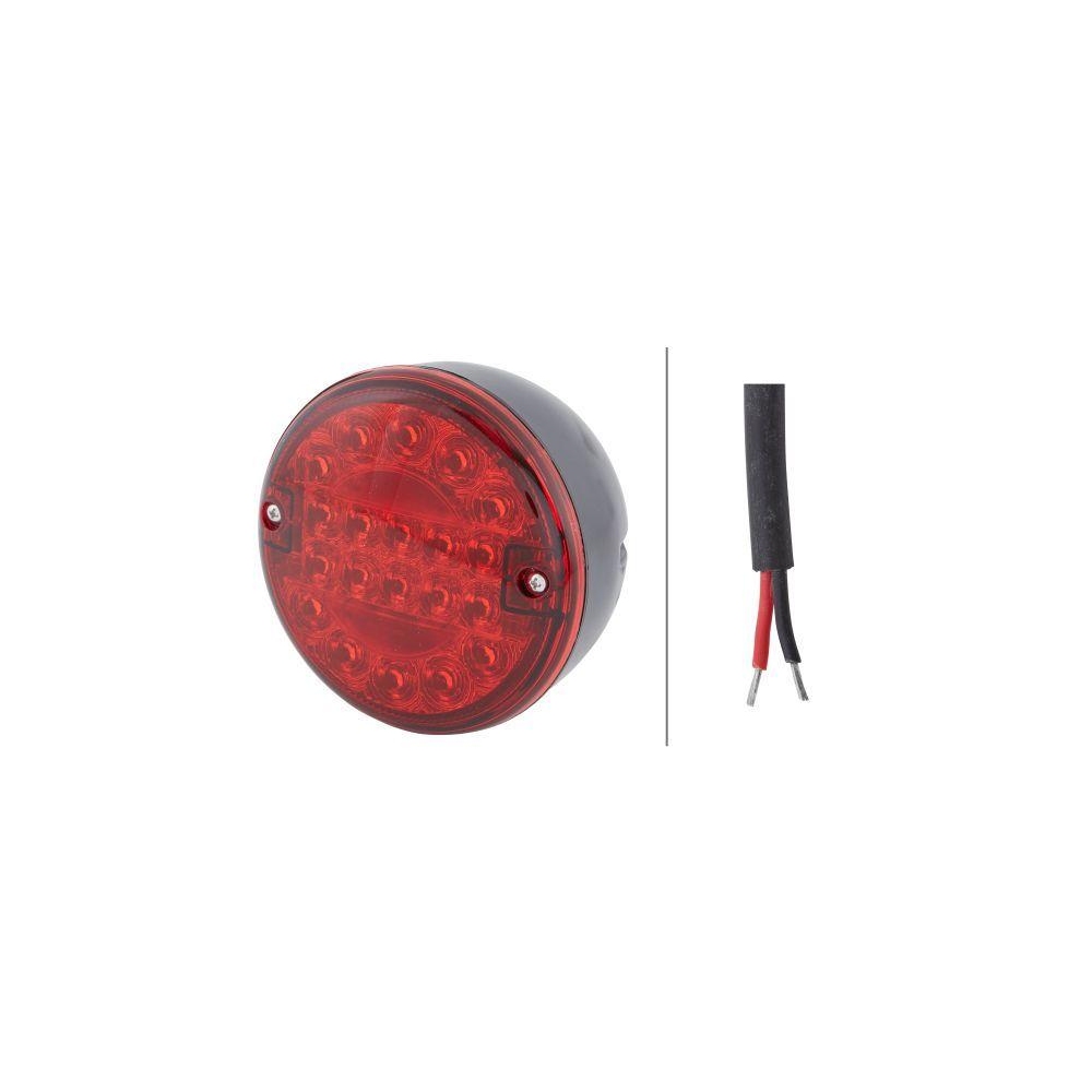 HELLA Nebelschlussleuchte 2NE 357 026-231 VALUEFIT für SCANIA, hinten