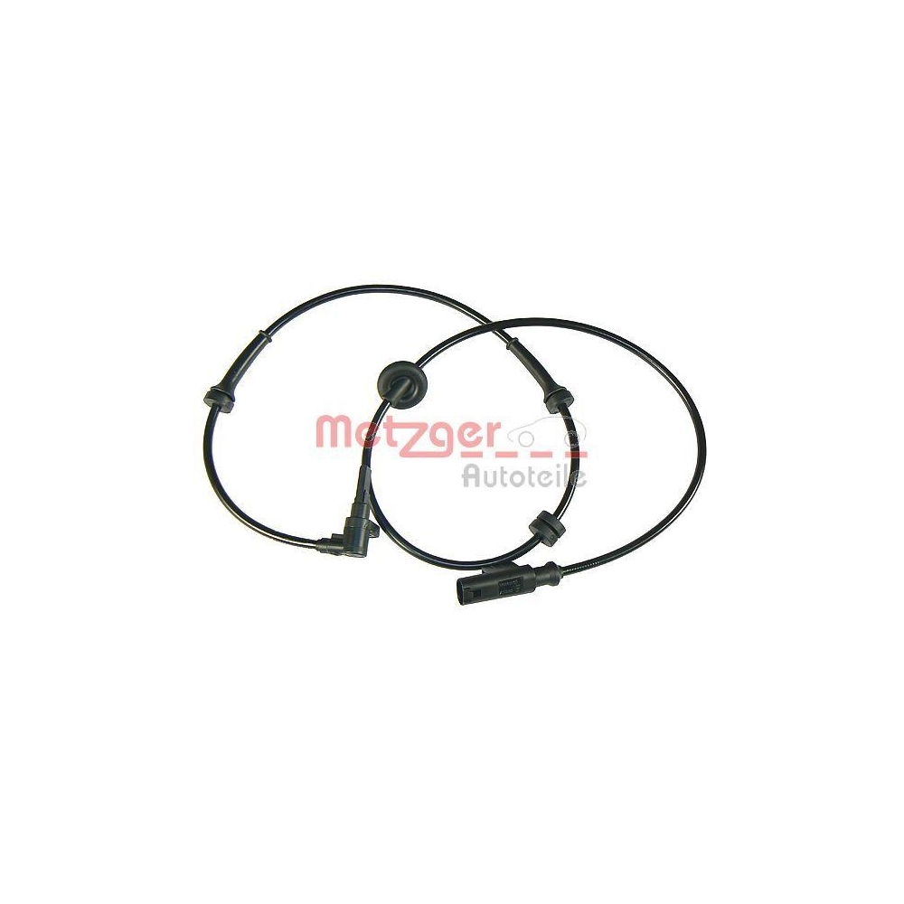 Sensor, Raddrehzahl METZGER 0900514 ORIGINAL ERSATZTEIL f&uuml;r FIAT, Vorderachse