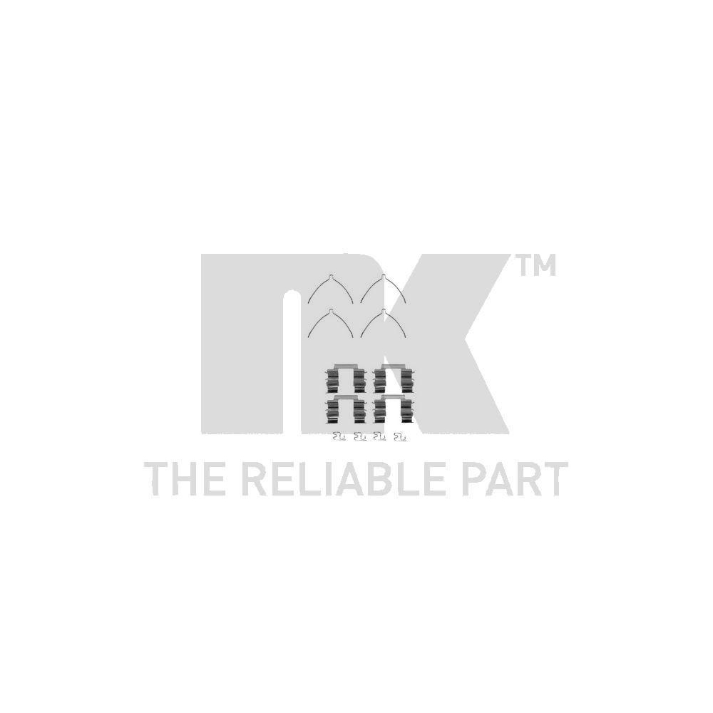 Zubeh&ouml;rsatz, Scheibenbremsbelag NK 7945116 f&uuml;r, Hinterachse