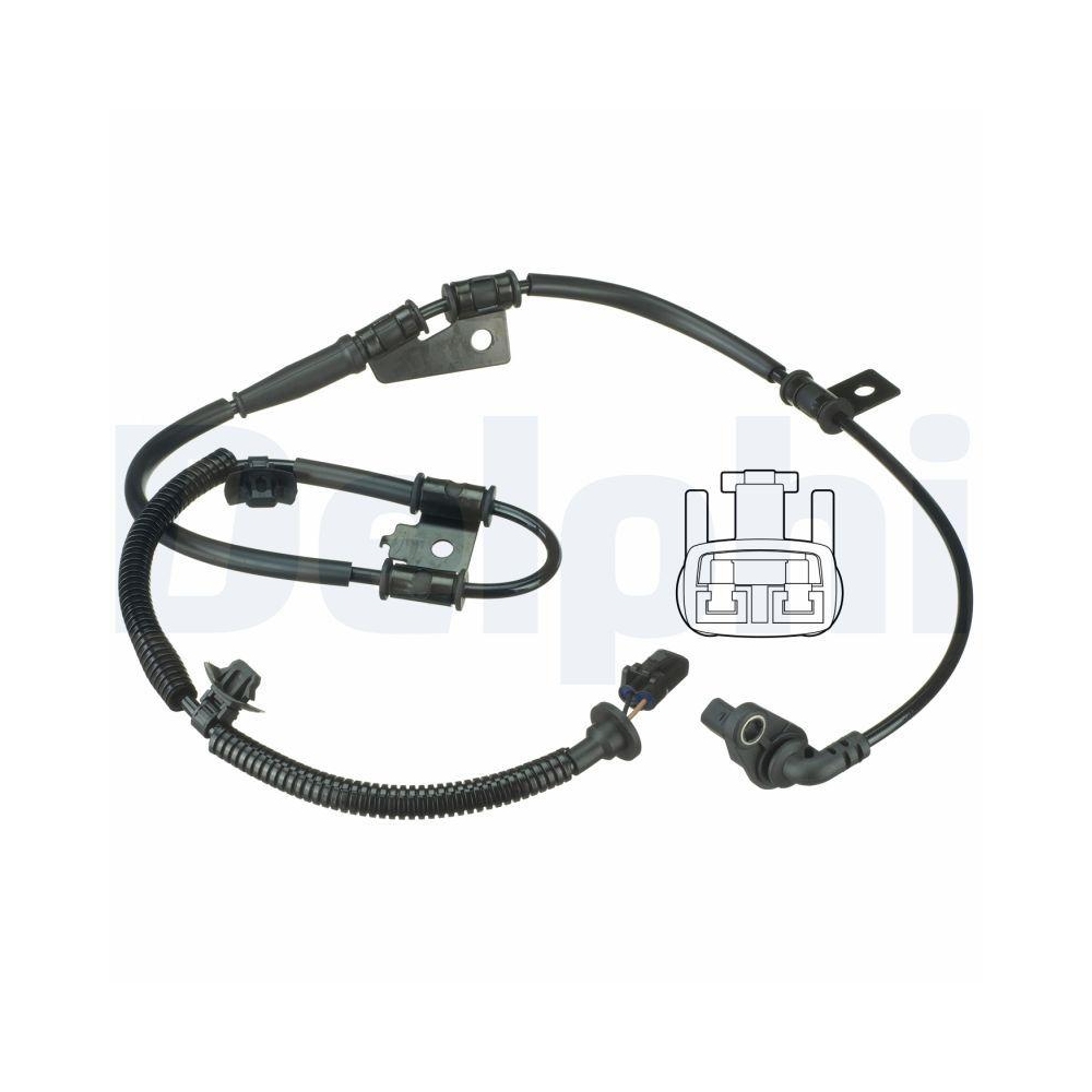 DELPHI SS20505 Sensor, Raddrehzahl f&uuml;r HYUNDAI, Vorderachse rechts