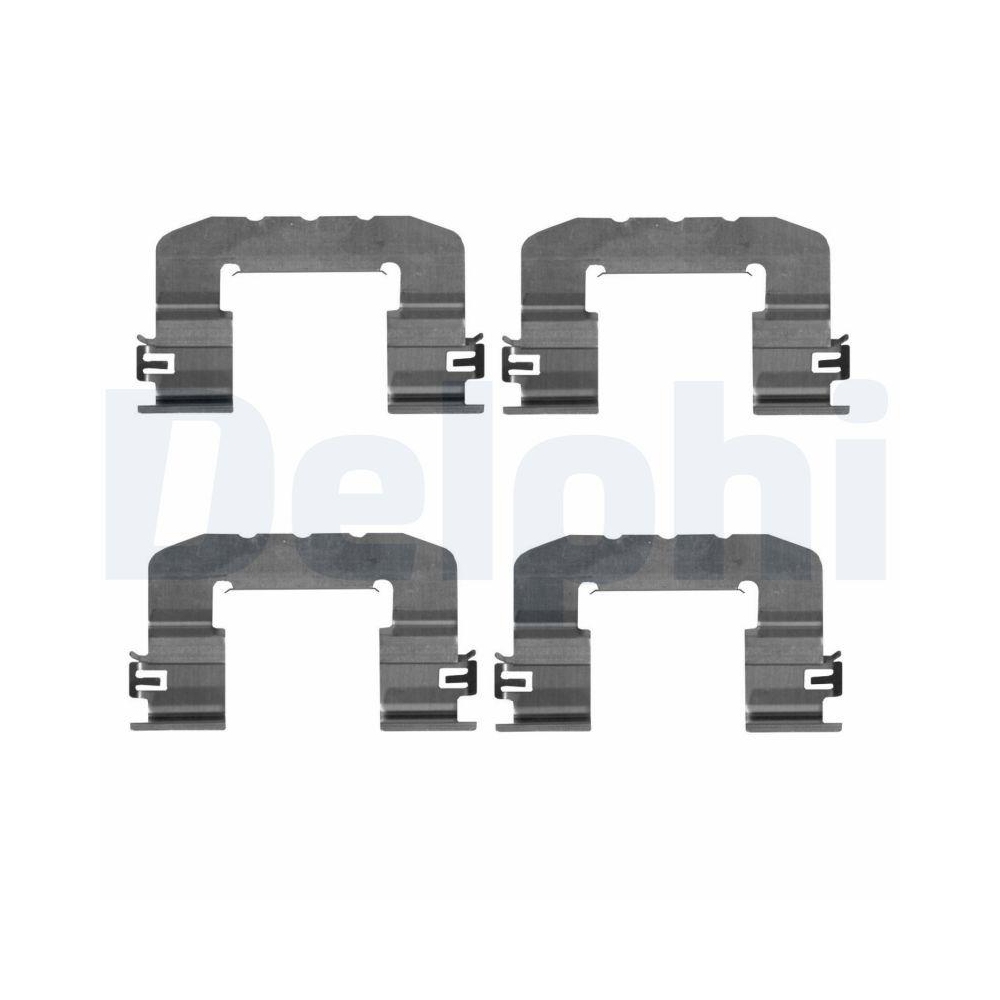 DELPHI LX0725 Zubeh&ouml;rsatz, Scheibenbremsbelag f&uuml;r, Vorderachse