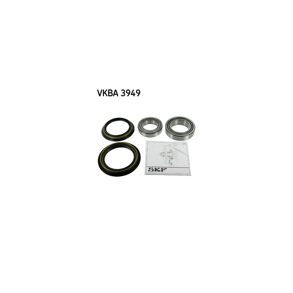 Radlagersatz SKF VKBA 3949 für MAZDA MITSUBISHI TOYOTA HYUNDAI KIA, Vorderachse