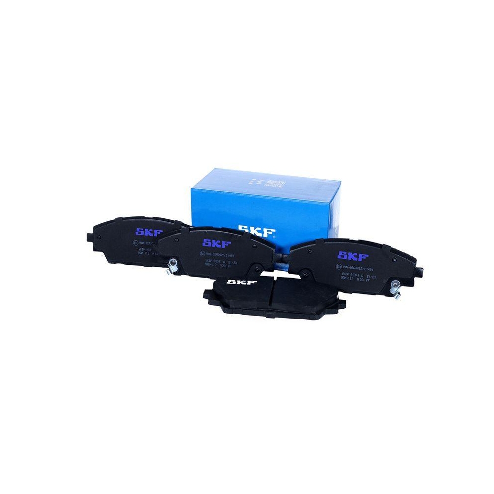 Bremsbelagsatz, Scheibenbremse SKF VKBP 80341 A f&uuml;r MAZDA, Vorderachse