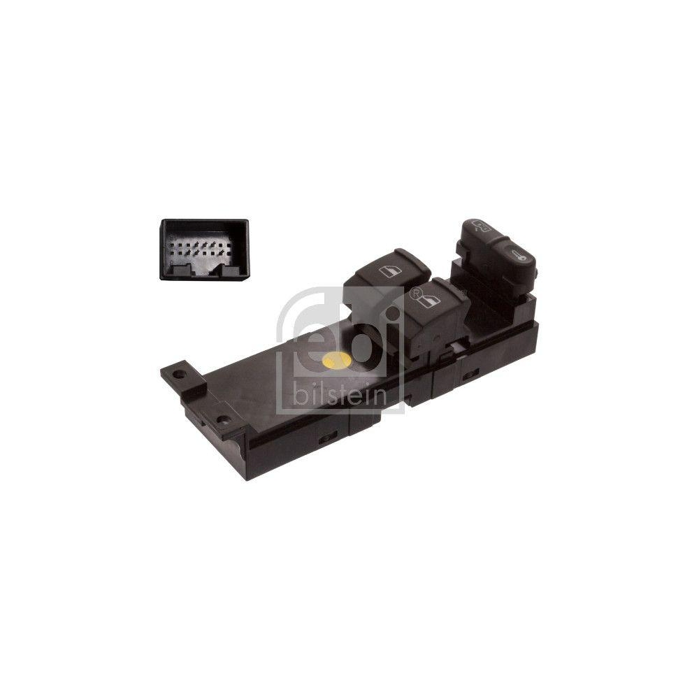 Schalter, Fensterheber FEBI BILSTEIN 46804 febi Plus f&uuml;r SEAT VW, vorne links