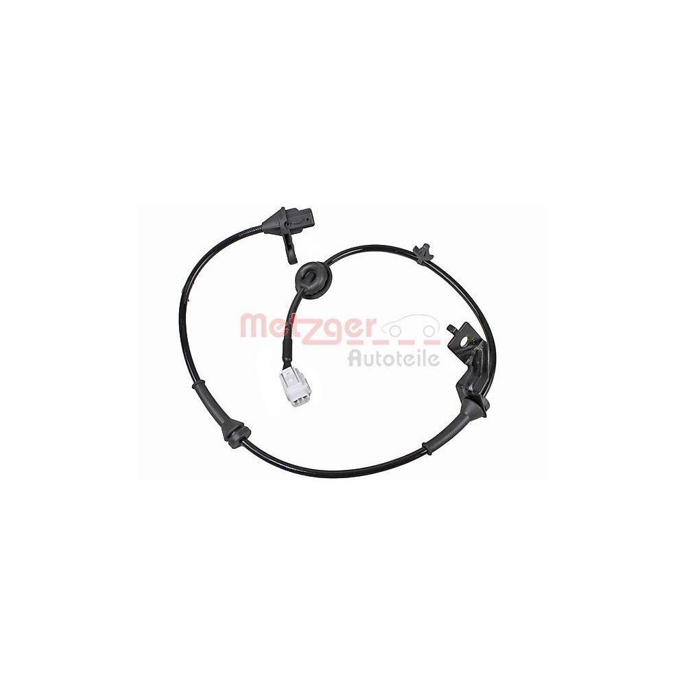 Sensor, Raddrehzahl METZGER 09001117 f&uuml;r NISSAN SUZUKI, Vorderachse rechts