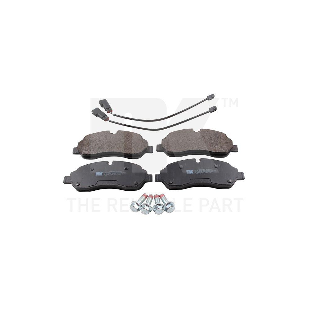 Bremsbelagsatz, Scheibenbremse NK 222582 f&uuml;r FORD, Vorderachse