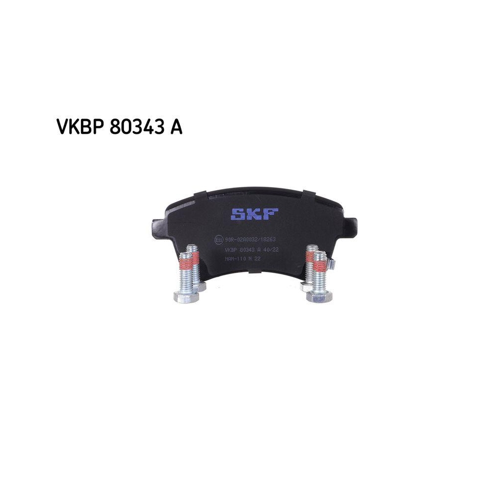 Bremsbelagsatz, Scheibenbremse SKF VKBP 80343 A f&uuml;r KIA, Vorderachse