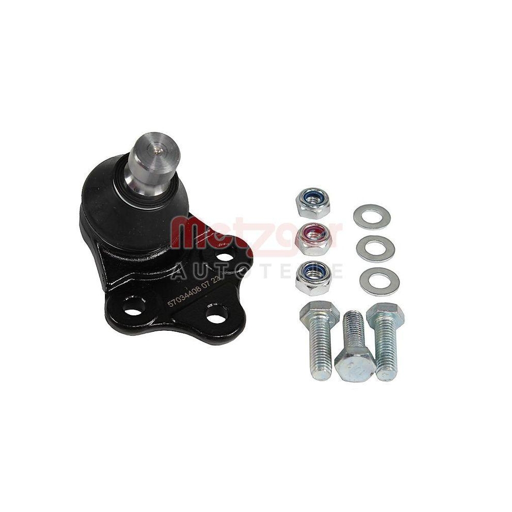 Trag-/F&uuml;hrungsgelenk METZGER 57034408 KIT + GREENPARTS f&uuml;r VOLVO, unten