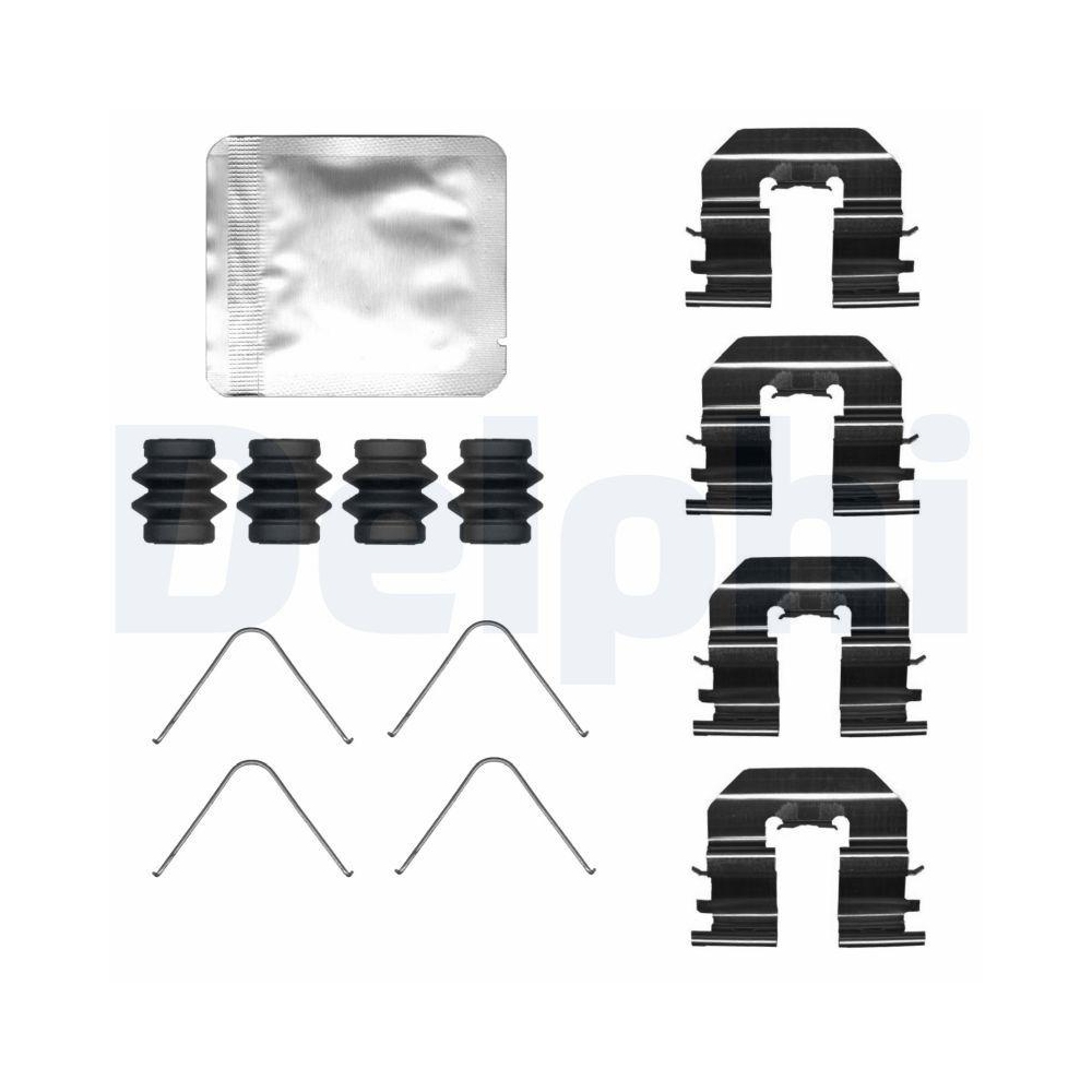 DELPHI LX0727 Zubeh&ouml;rsatz, Scheibenbremsbelag f&uuml;r, Hinterachse