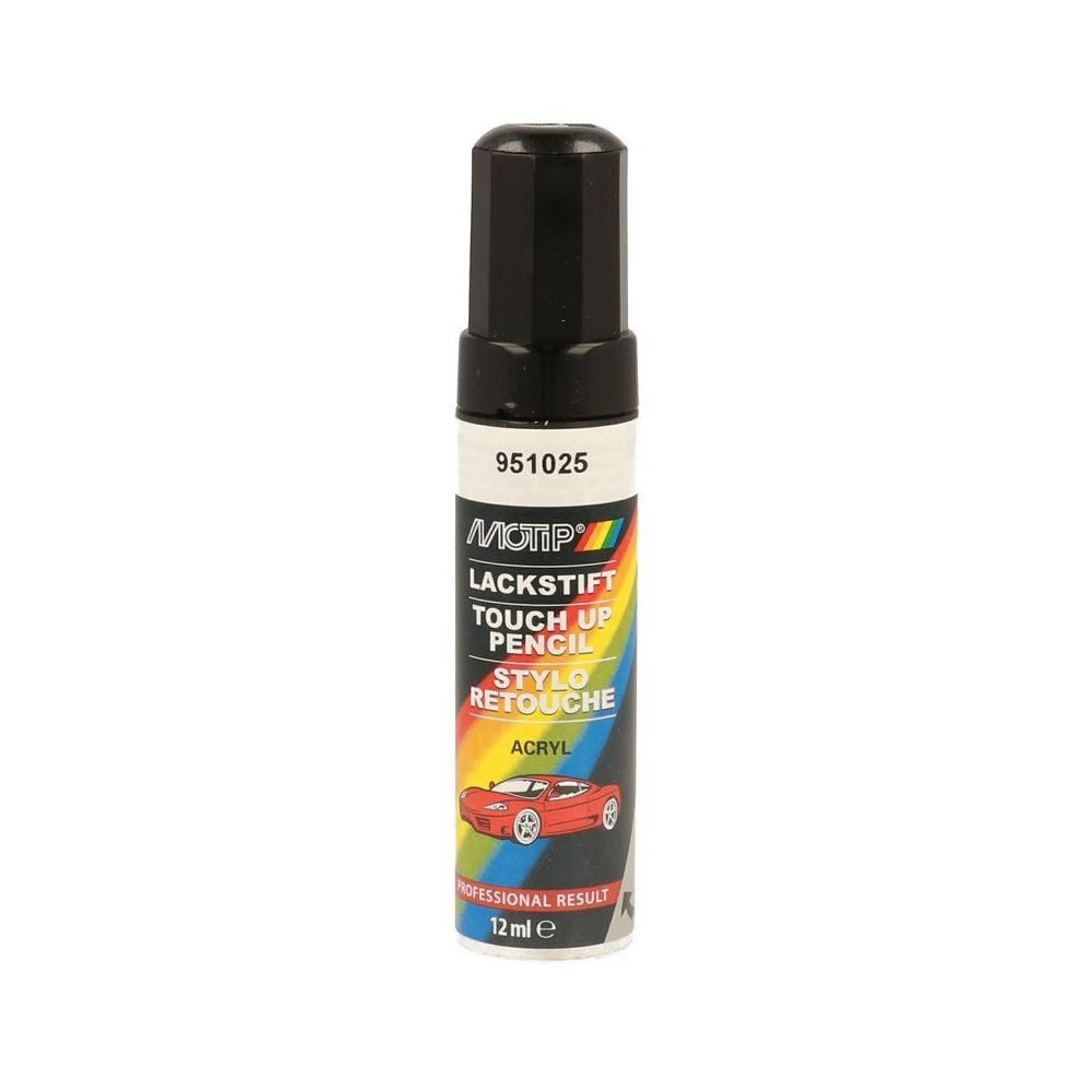Fahrzeug-Kombinationslack MOTIP 951025 KOMPAKT AUTOLACK schwarz metallic 12 ml