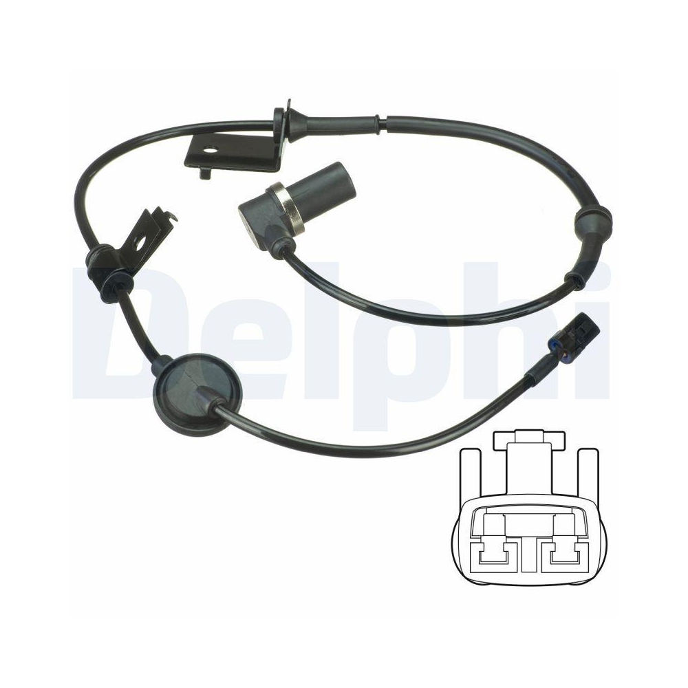 DELPHI SS20508 Sensor, Raddrehzahl f&uuml;r HYUNDAI, Vorderachse rechts