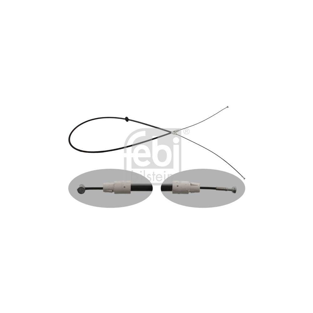 Seilzug, Feststellbremse FEBI BILSTEIN 34911 für MERCEDES-BENZ, vorne