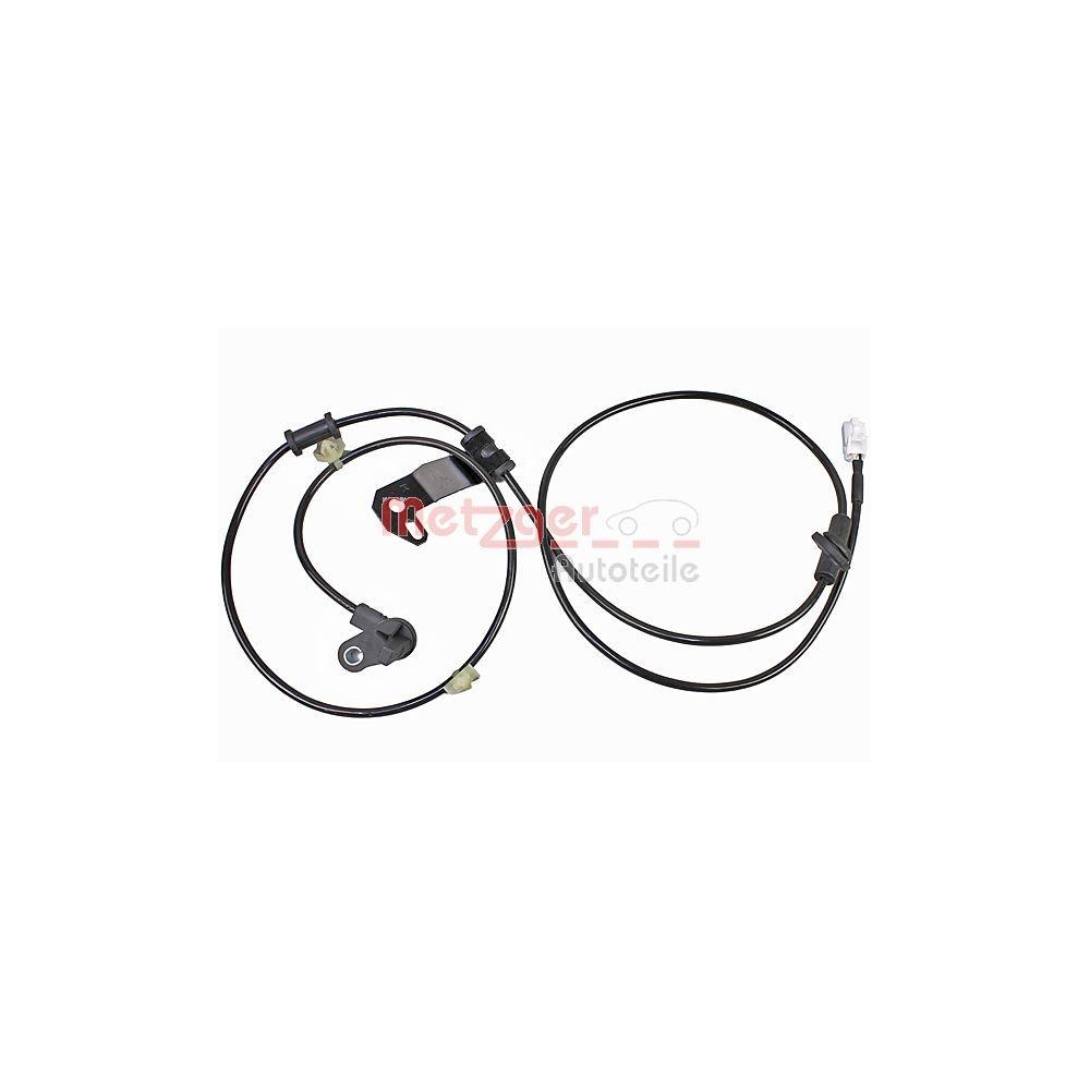 Sensor, Raddrehzahl METZGER 09001119 f&uuml;r NISSAN SUZUKI, Hinterachse rechts