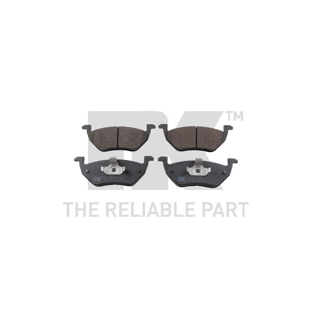 Bremsbelagsatz, Scheibenbremse NK 222585 f&uuml;r FORD MAZDA, Hinterachse