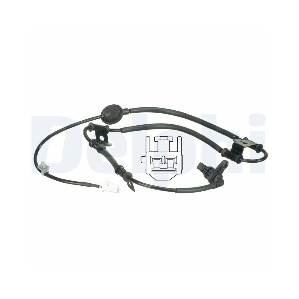 DELPHI SS20509 Sensor, Raddrehzahl f&uuml;r HYUNDAI KIA, Hinterachse links