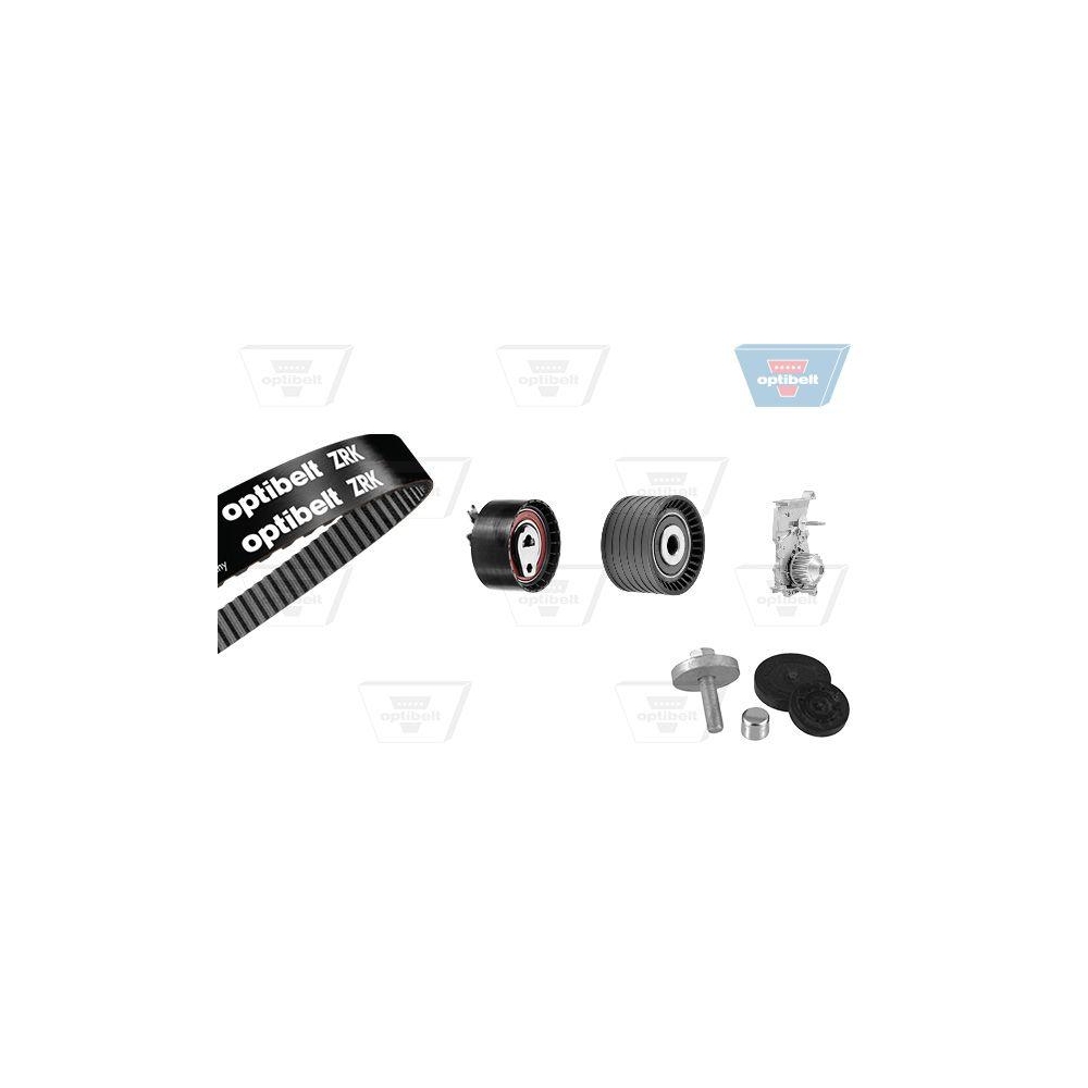 Wasserpumpe + Zahnriemensatz OPTIBELT KT 1406 W1 Optibelt-WAPU-KIT für