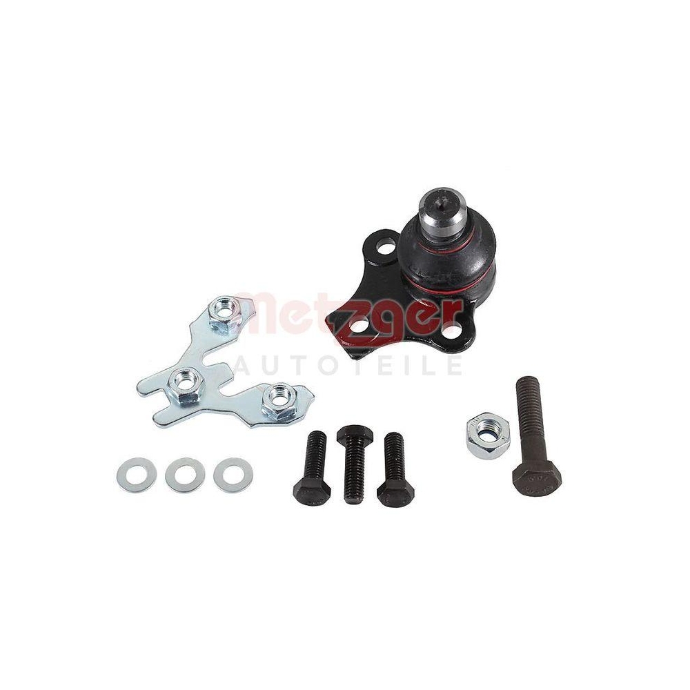 Trag-/Führungsgelenk METZGER 57006718 KIT + GREENPARTS für SEAT VW, unten