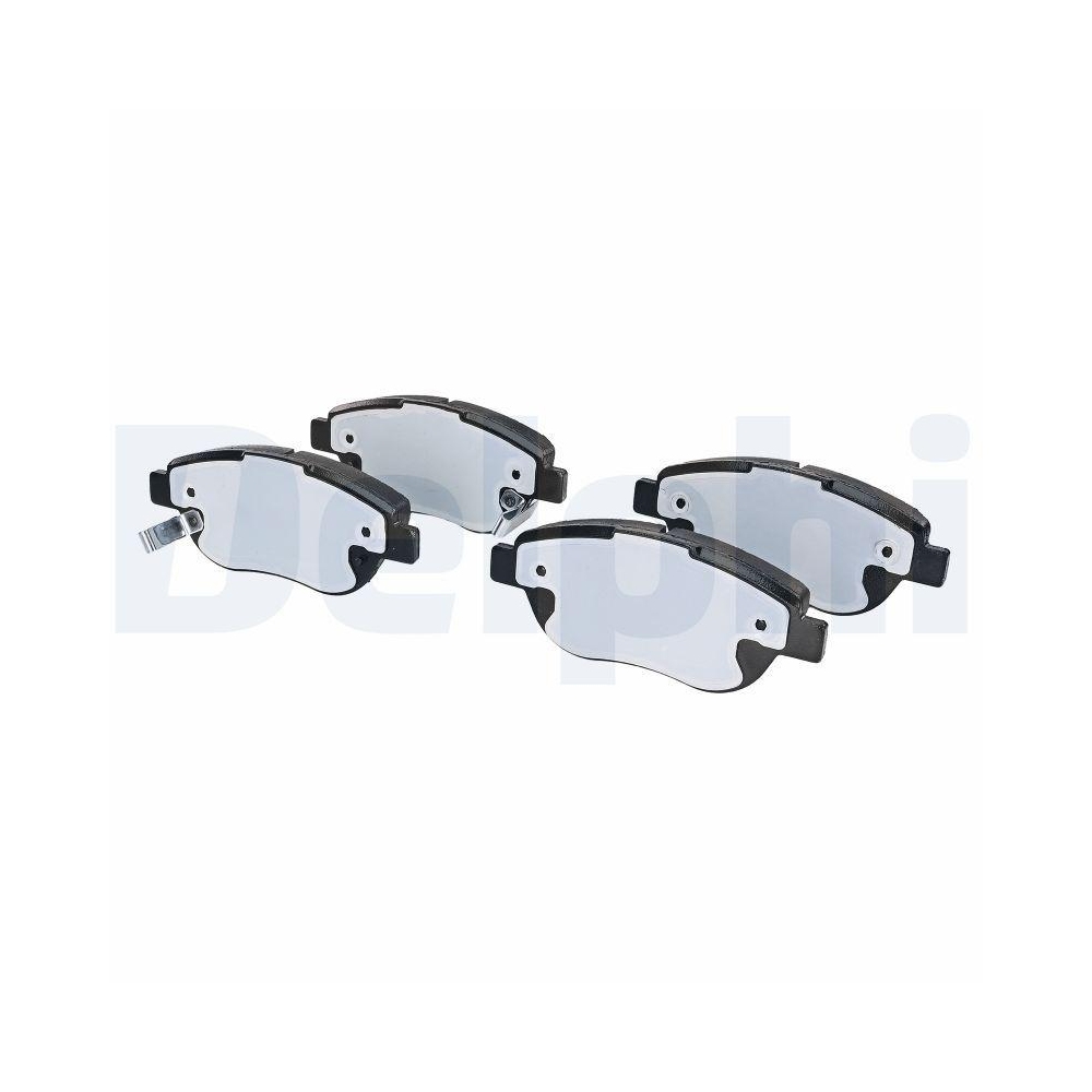 DELPHI LP2476 Bremsbelagsatz, Scheibenbremse f&uuml;r FIAT, Vorderachse