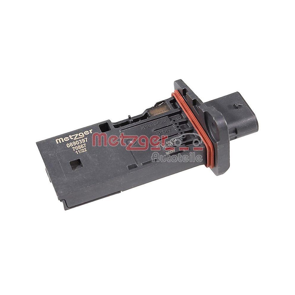Luftmassenmesser METZGER 0890397 ORIGINAL ERSATZTEIL f&uuml;r SEAT VW