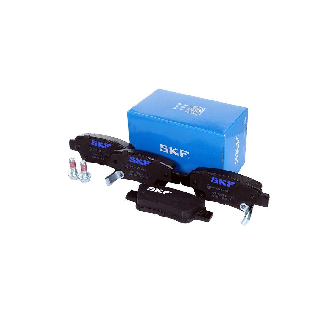 Bremsbelagsatz, Scheibenbremse SKF VKBP 90439 A f&uuml;r HONDA, Hinterachse