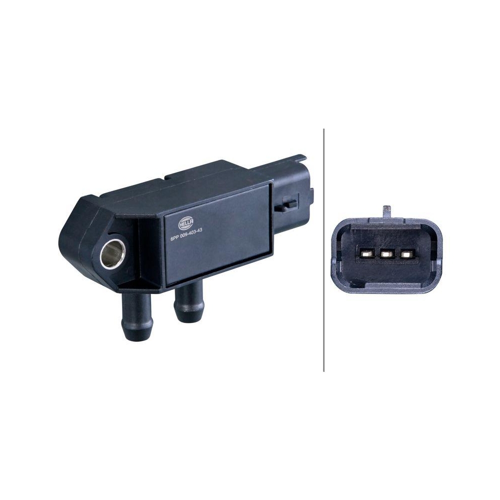 HELLA Sensor, Abgasdruck 6PP 009 403-431 f&uuml;r MERCEDES-BENZ NISSAN RENAULT DACIA