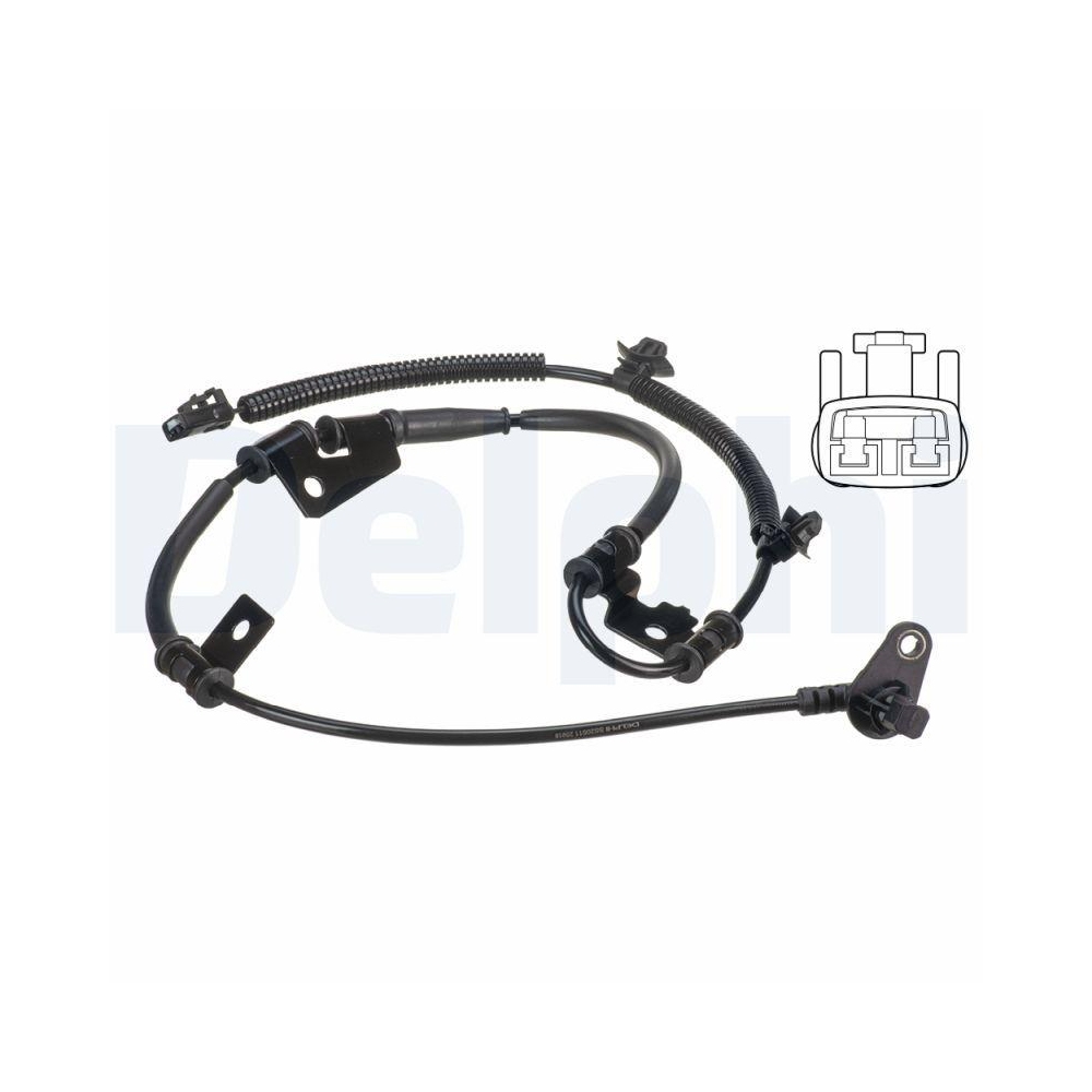DELPHI SS20511 Sensor, Raddrehzahl f&uuml;r KIA, Vorderachse rechts