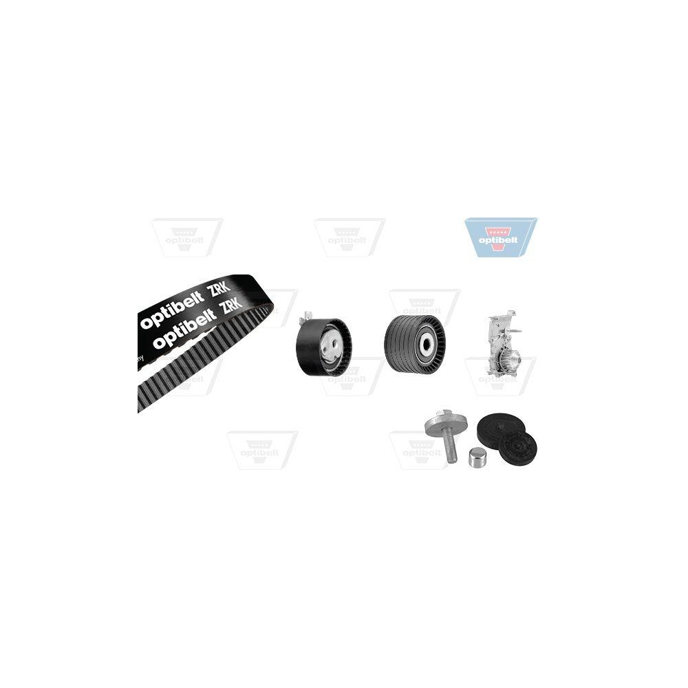 Wasserpumpe + Zahnriemensatz OPTIBELT KT 1410 W1 Optibelt-WAPU-KIT f&uuml;r