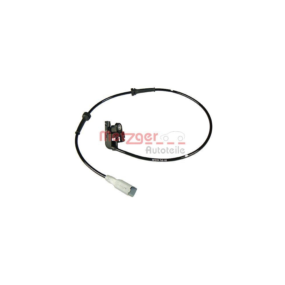 Sensor, Raddrehzahl METZGER 0900538 ORIGINAL ERSATZTEIL f&uuml;r CITRO&Euml;N, Hinterachse