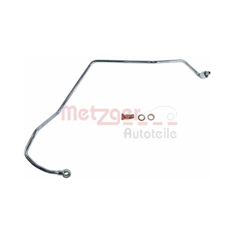 &Ouml;lleitung, Lader METZGER 2361154 f&uuml;r AUDI VW