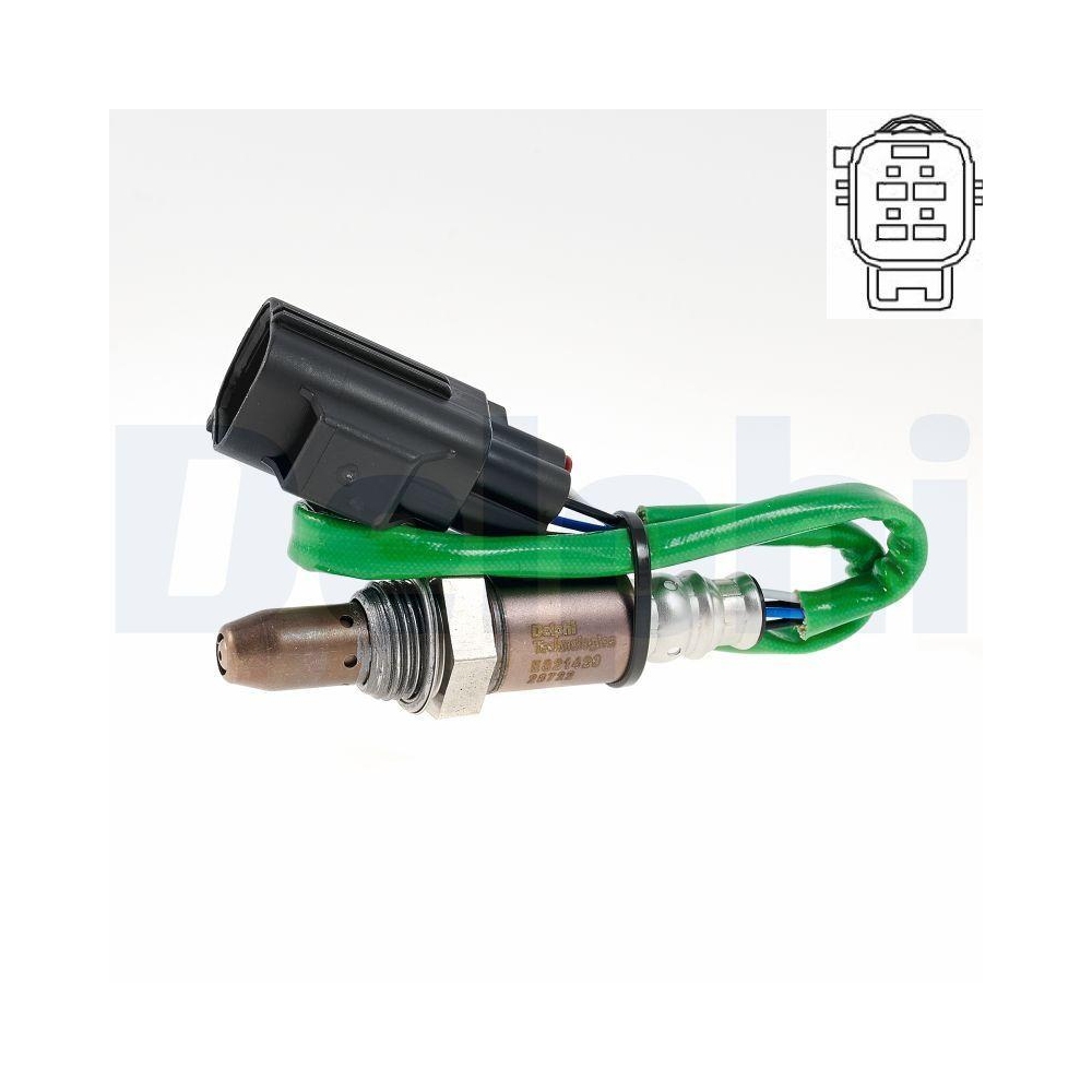 DELPHI ES21420-12B1 Lambdasonde f&uuml;r VOLVO, nach Katalysator