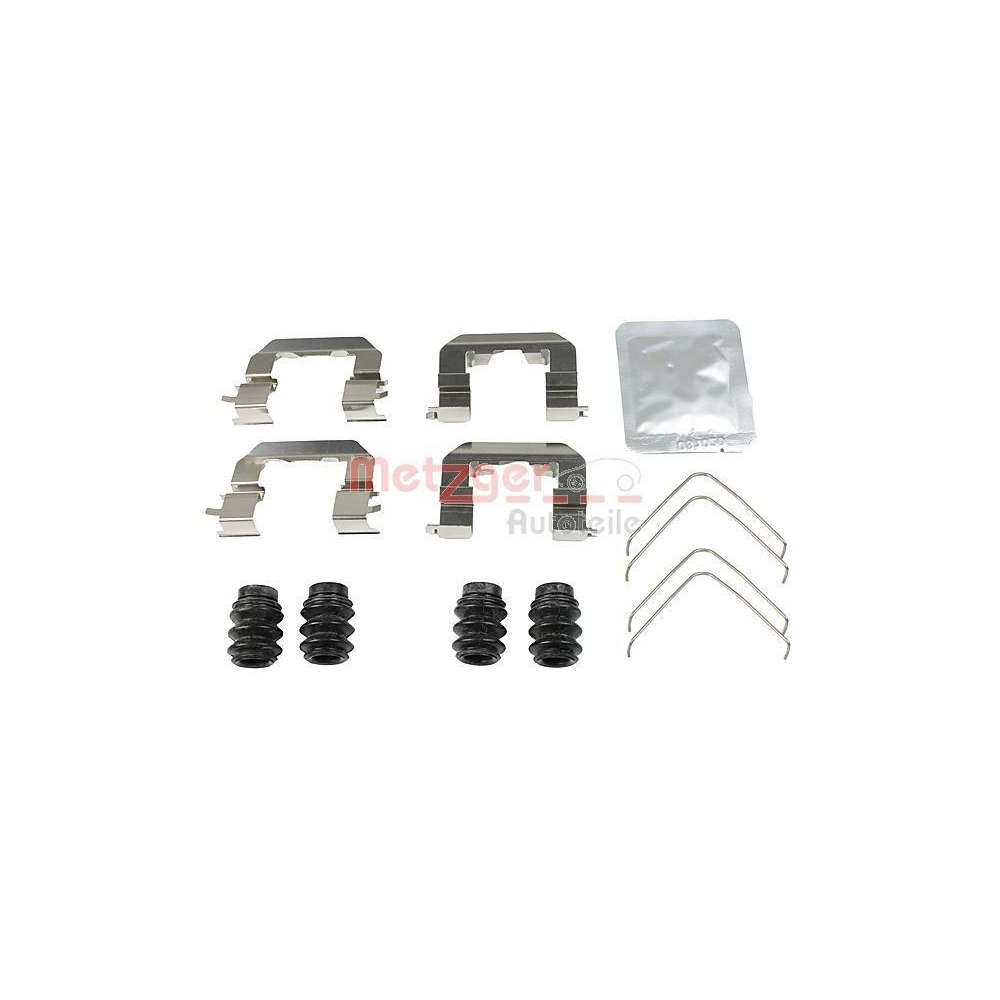 Zubeh&ouml;rsatz, Scheibenbremsbelag METZGER 109-0123 f&uuml;r, Vorderachse