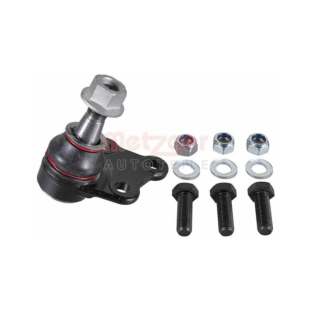 Trag-/F&uuml;hrungsgelenk METZGER 57035108 KIT + f&uuml;r MERCEDES-BENZ, Vorderachse links