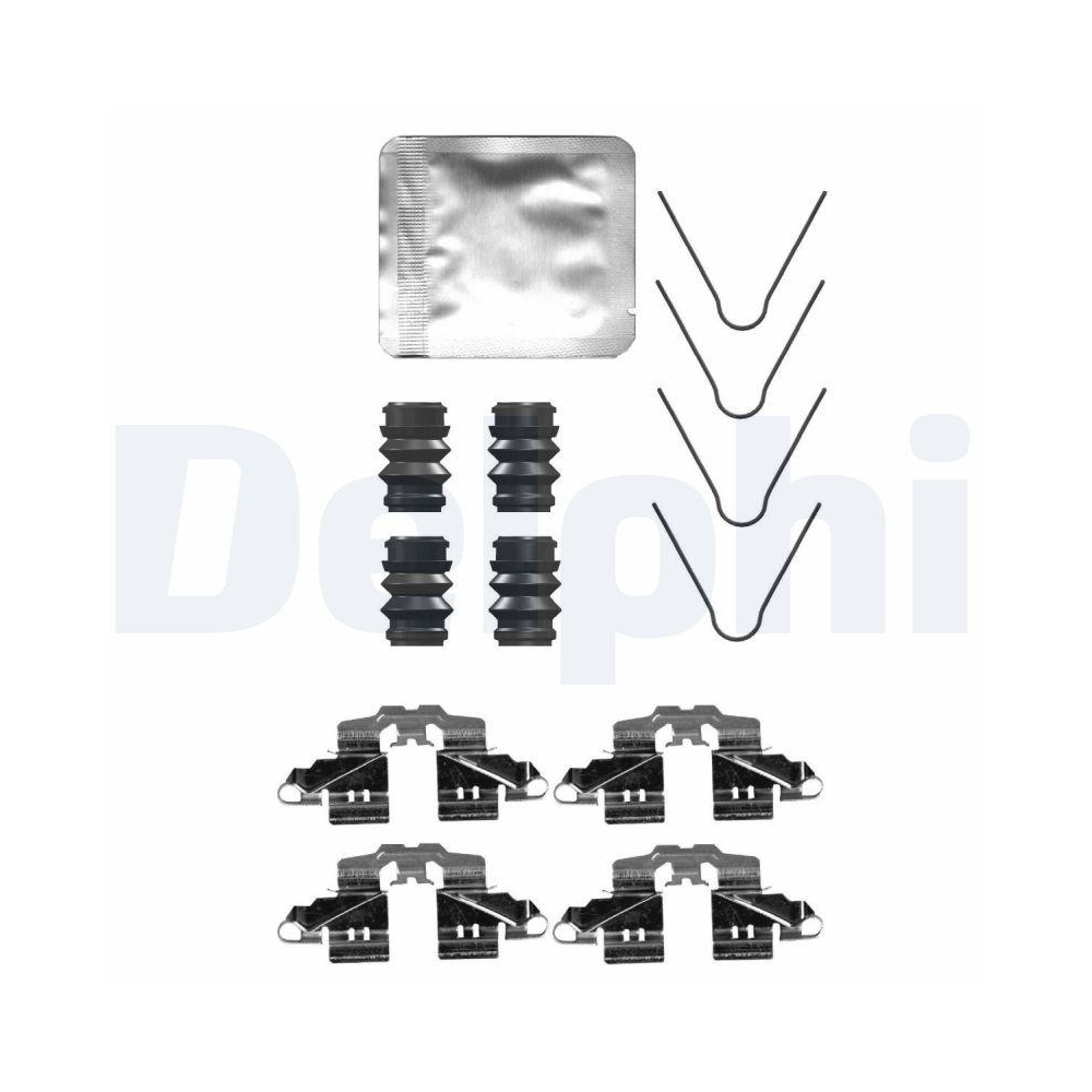 DELPHI LX0734 Zubeh&ouml;rsatz, Scheibenbremsbelag f&uuml;r, Hinterachse