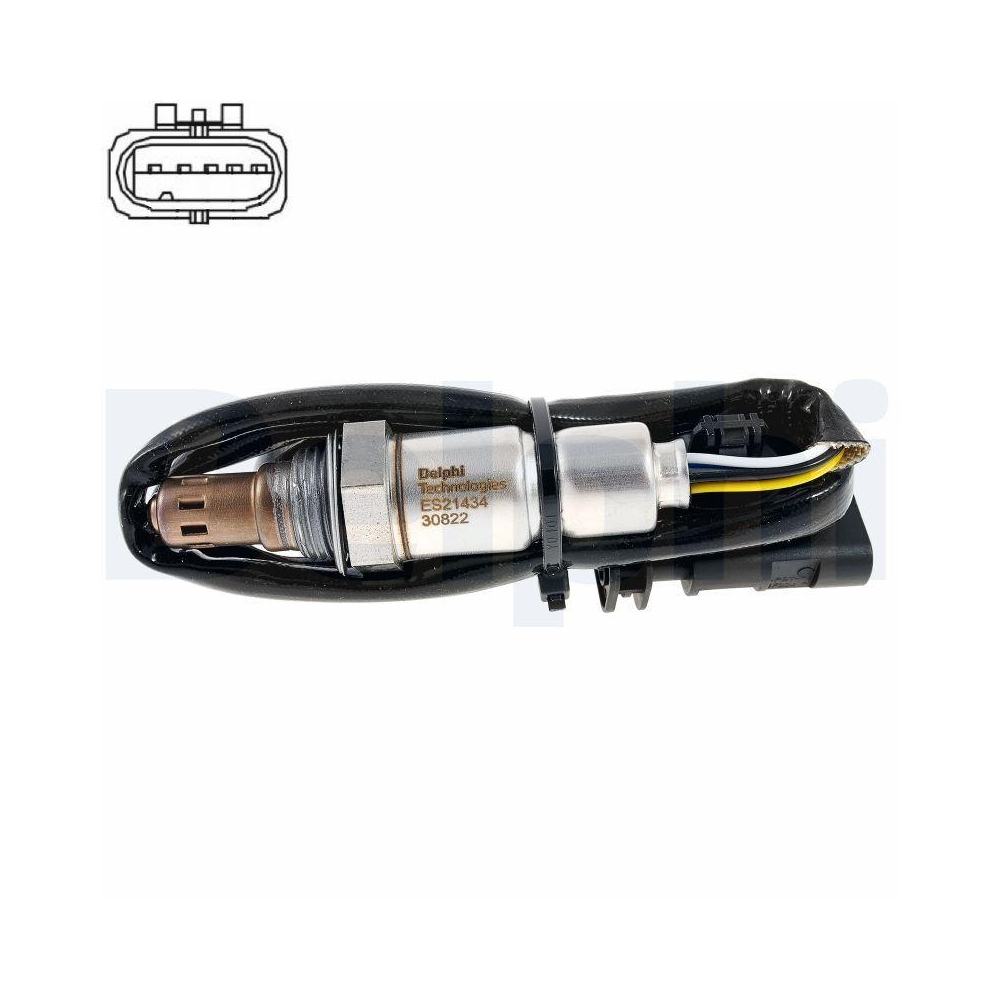 DELPHI ES21434-12B1 Lambdasonde f&uuml;r FIAT, f&uuml;r Fahrzeuge ohne SCR-System