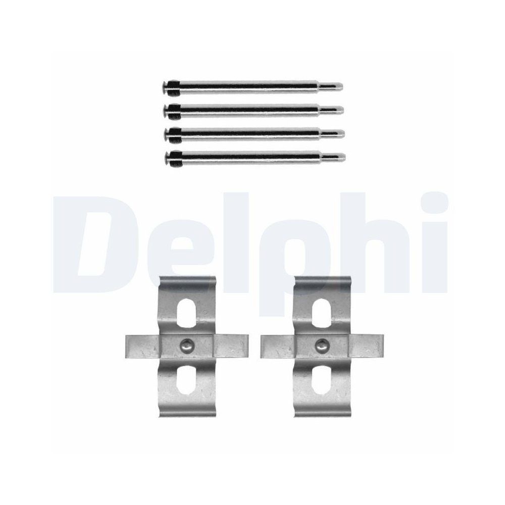 DELPHI LX0737 Zubeh&ouml;rsatz, Scheibenbremsbelag f&uuml;r MERCEDES-BENZ, Hinterachse