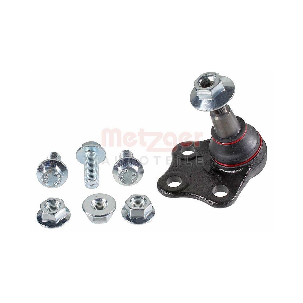 Trag-/F&uuml;hrungsgelenk METZGER 57035708 KIT + f&uuml;r RENAULT, Vorderachse links