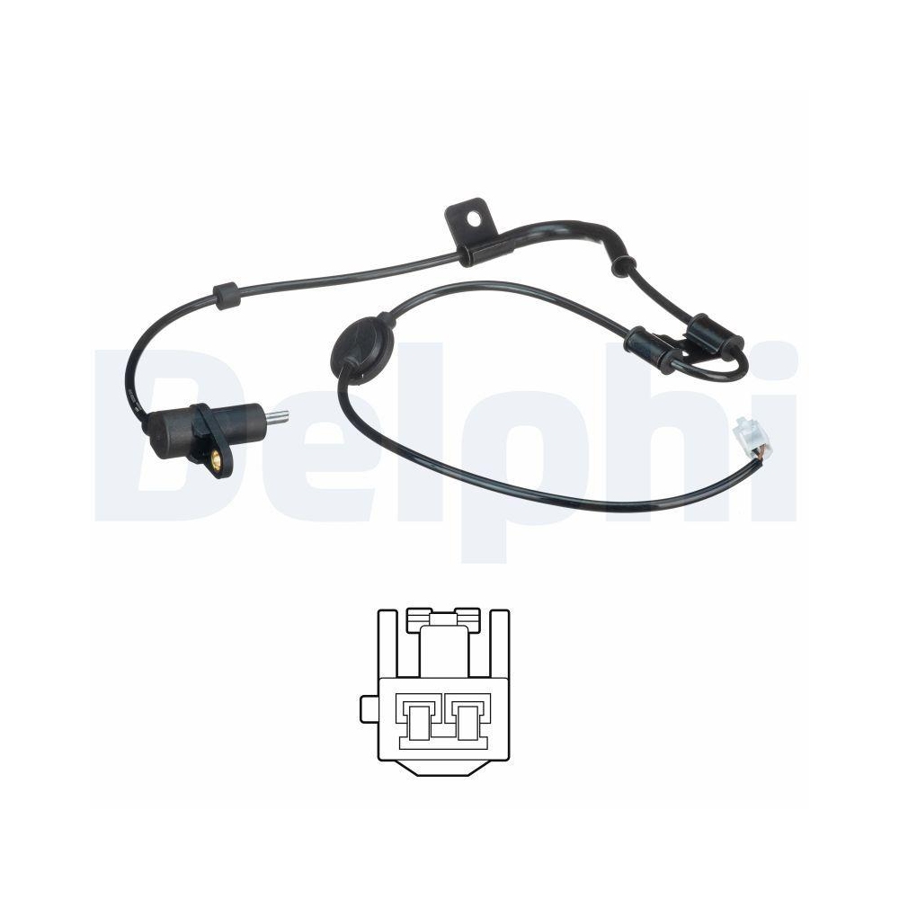 DELPHI SS20526 Sensor, Raddrehzahl f&uuml;r HYUNDAI, Hinterachse links