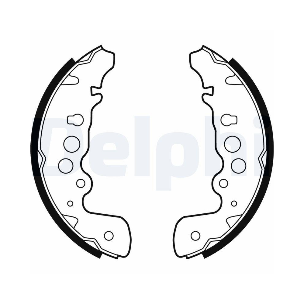 Bremsbackensatz DELPHI LS1882 für SUZUKI, Hinterachse