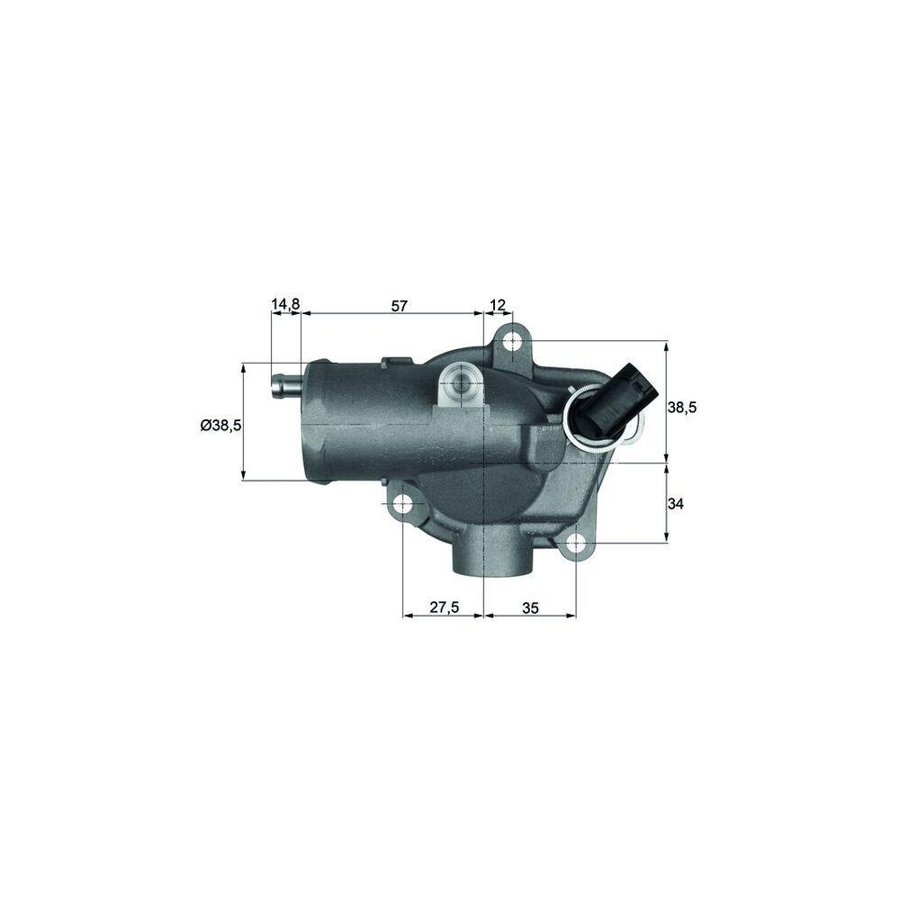 Thermostat, K&uuml;hlmittel MAHLE TI 28 92 f&uuml;r MERCEDES-BENZ
