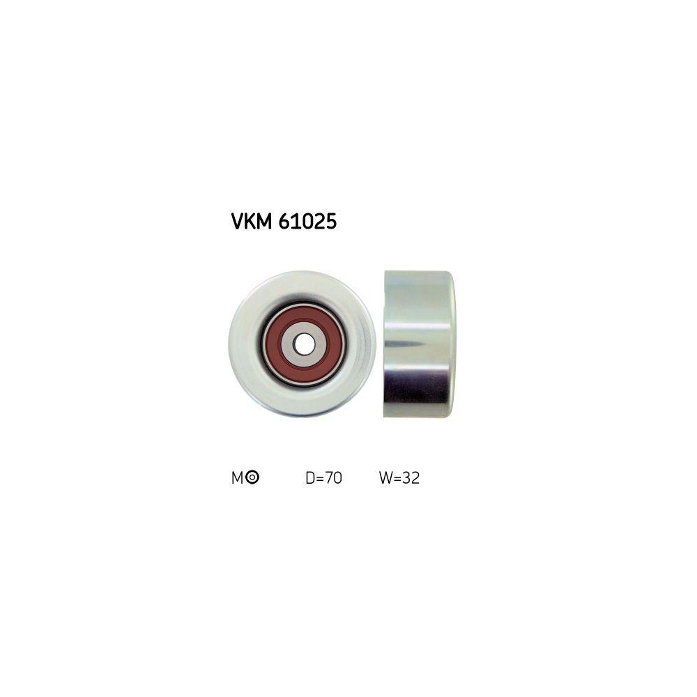 Umlenk-/F&uuml;hrungsrolle, Keilrippenriemen SKF VKM 61025 f&uuml;r TOYOTA LEXUS, links
