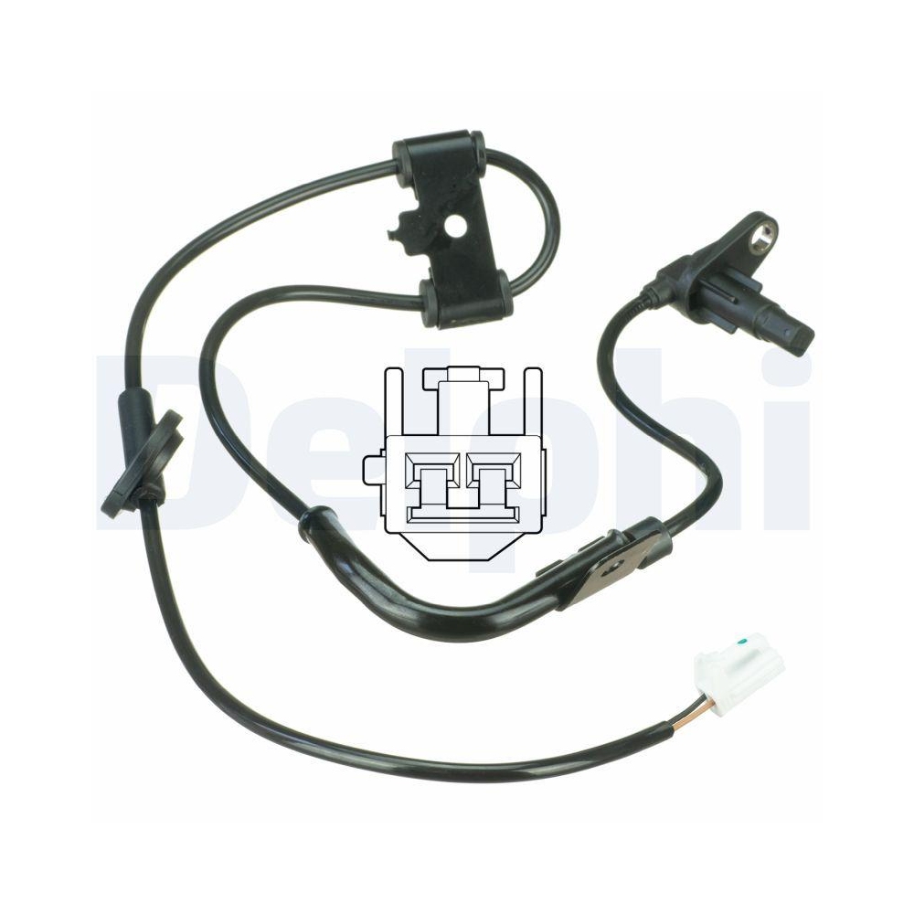 DELPHI SS20528 Sensor, Raddrehzahl f&uuml;r HYUNDAI, Hinterachse links