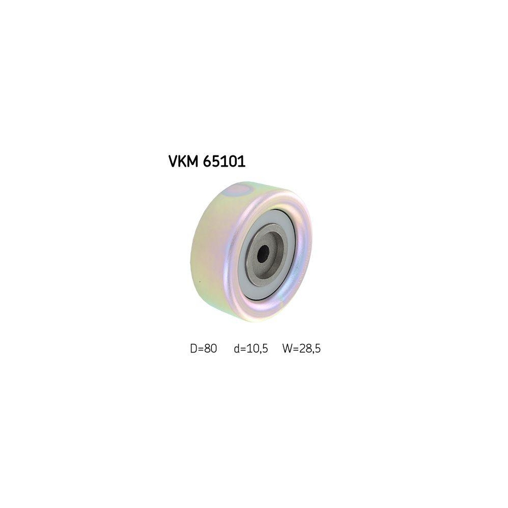 Umlenk-/F&uuml;hrungsrolle, Keilrippenriemen SKF VKM 65101 f&uuml;r MITSUBISHI