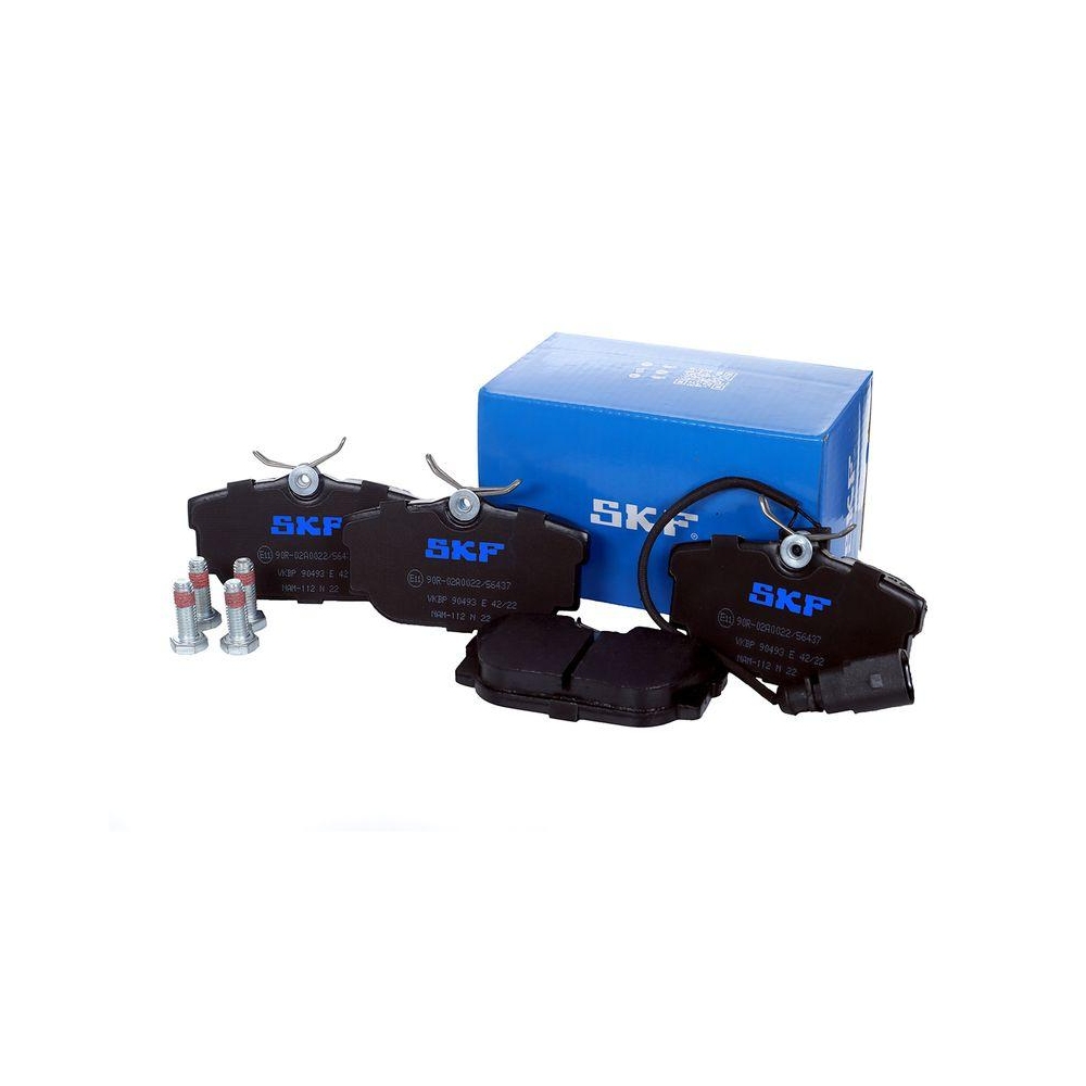 Bremsbelagsatz, Scheibenbremse SKF VKBP 90493 E f&uuml;r VW, Hinterachse
