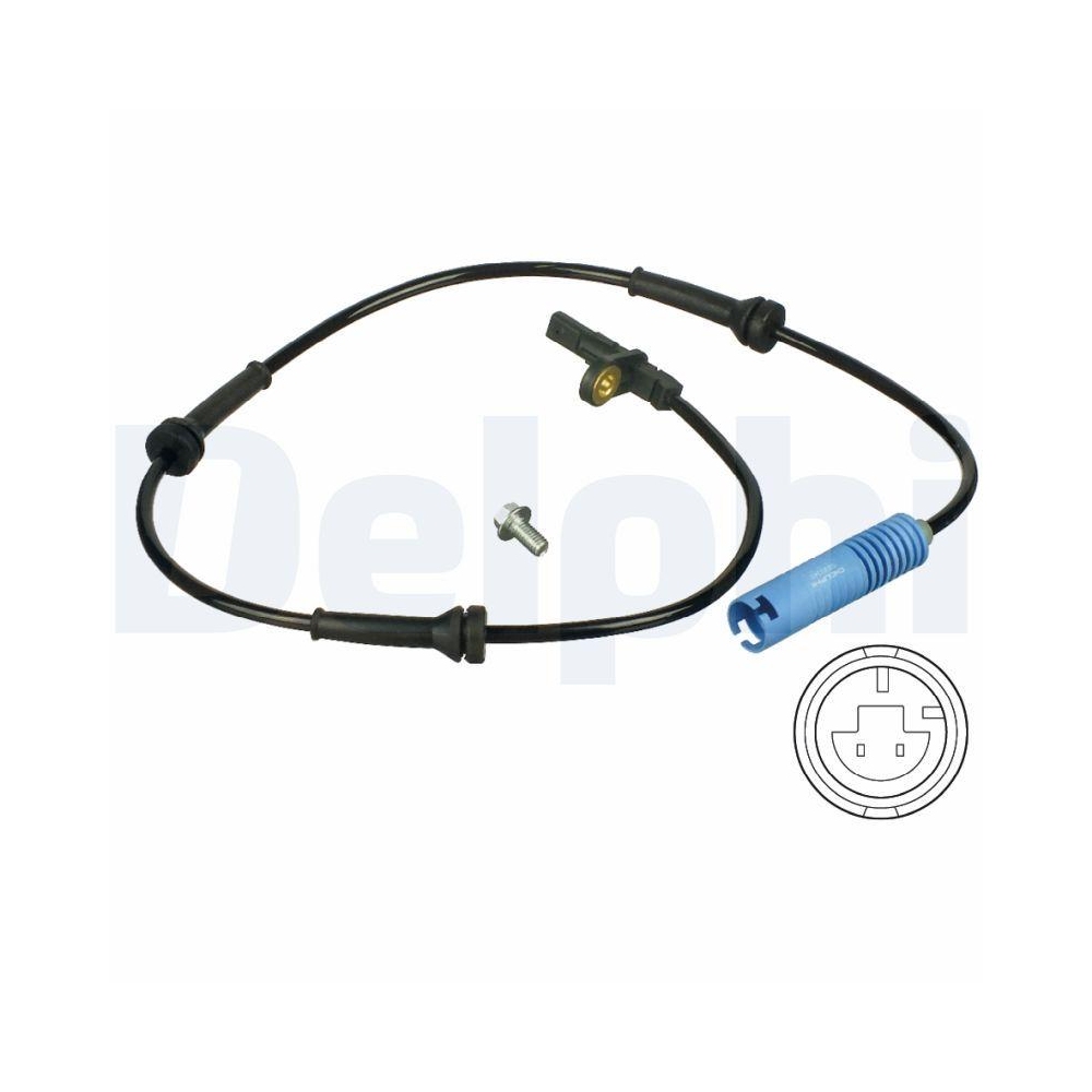 DELPHI SS20340 Sensor, Raddrehzahl f&uuml;r LAND ROVER, Hinterachse