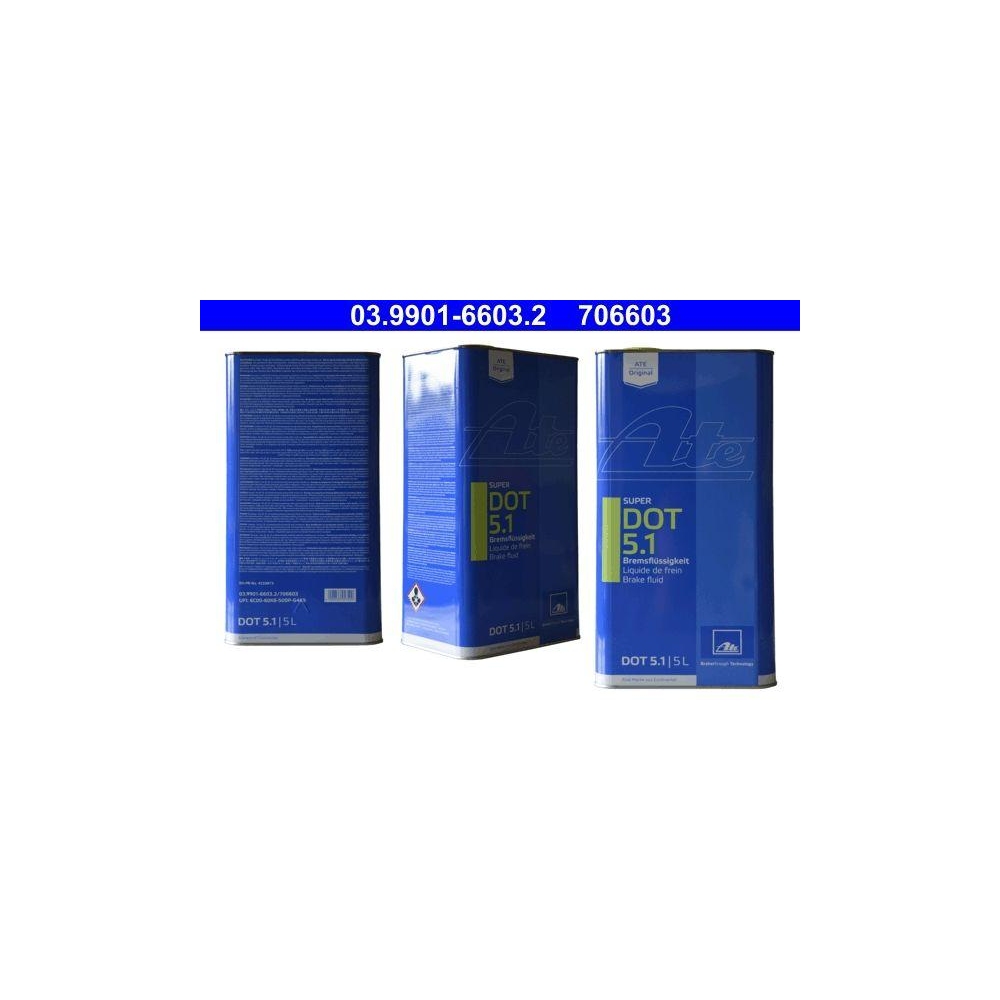 Bremsflüssigkeit ATE 03.9901-6603.2 SUPER DOT 5.1 für