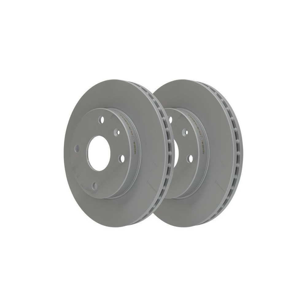 Bremsscheibe ATE 24.0124-0199.1 f&uuml;r CHEVROLET DAEWOO, Vorderachse