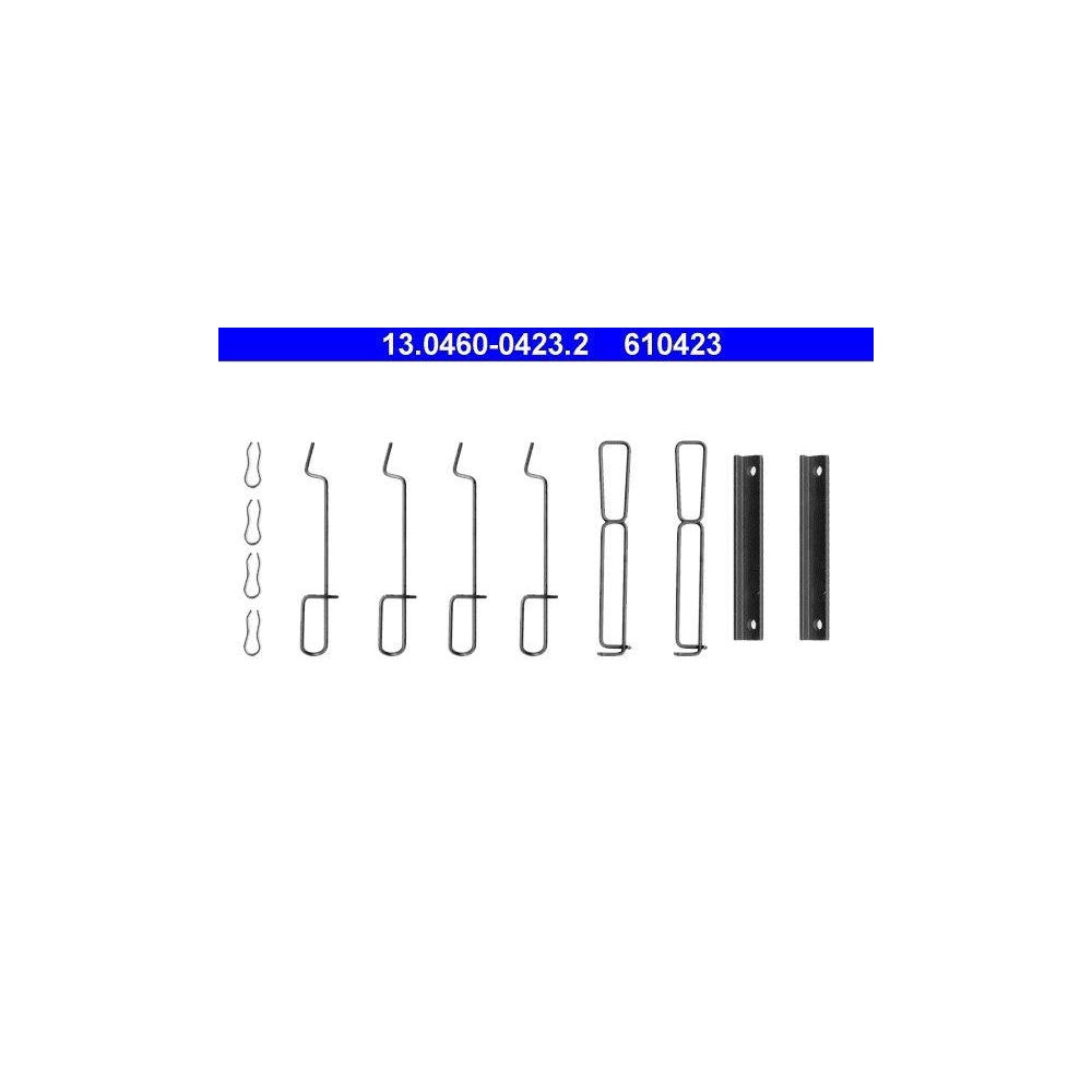 Zubeh&ouml;rsatz, Scheibenbremsbelag ATE 13.0460-0423.2 f&uuml;r RENAULT, Hinterachse