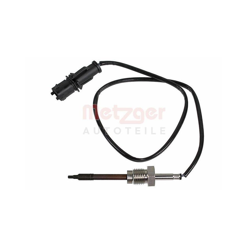 Sensor, Abgastemperatur METZGER 08941032 f&uuml;r FIAT, vor Ru&szlig;partikelfilter